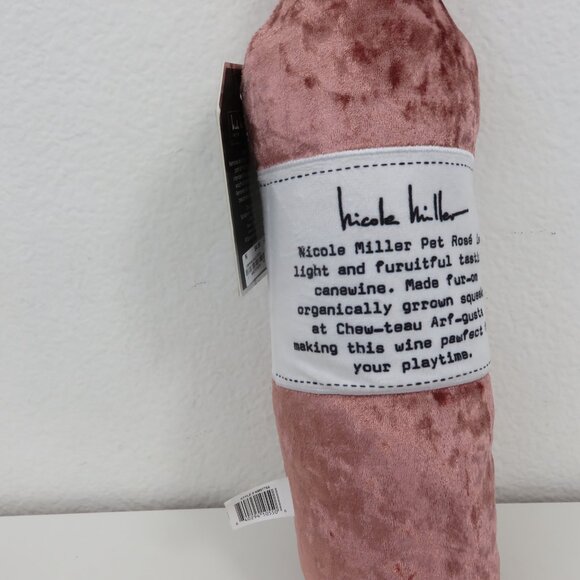 Nicole Miller Pet CHAMPAGNE DOG SQUEAKY LARGE TOY - Picture 5 of 5